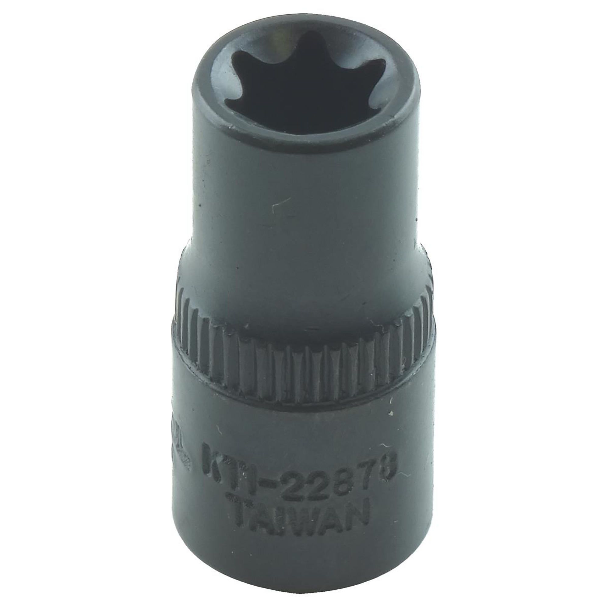 K Tool International External Torq Socket — E8, 1/4in. Drive, Chrome Vanadium Steel, Model# KTI22878